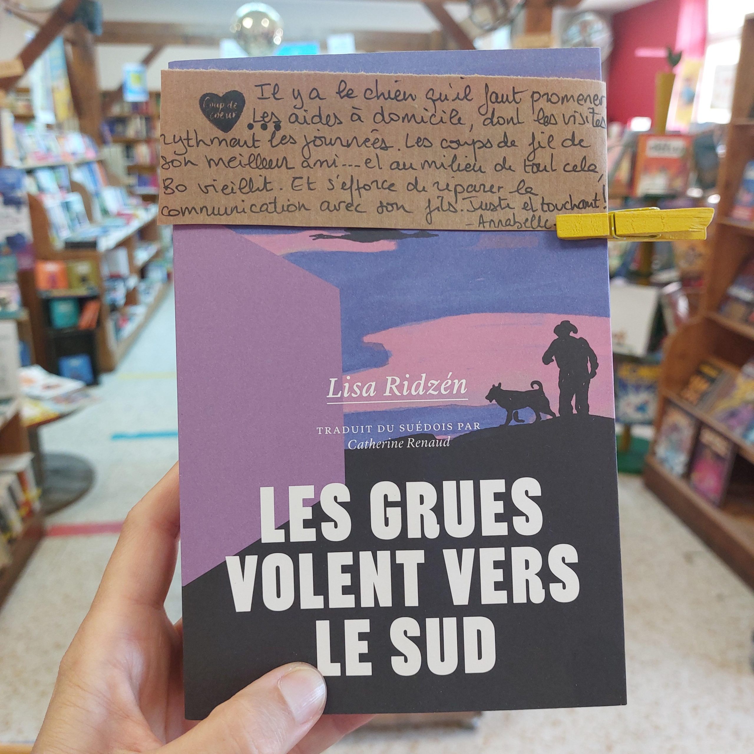 « Les grues volent vers le sud » de Lisa Ridzén